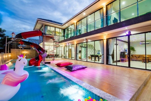 บ้านพักหัวหินพูลวิลล่า_บ้านสกาย (Sky)